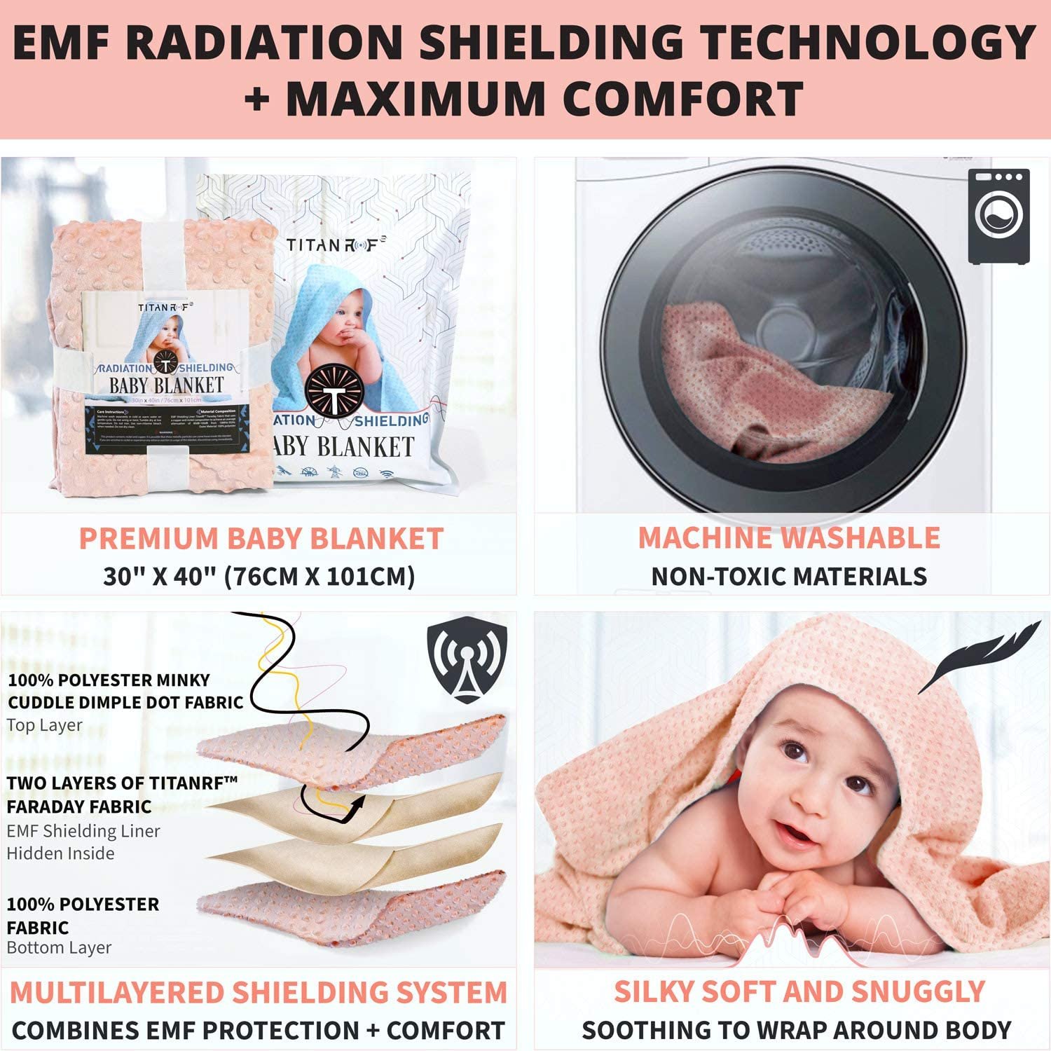 Emf Baby Blanket Faraday Blanket - China Anti Radiation Blanket