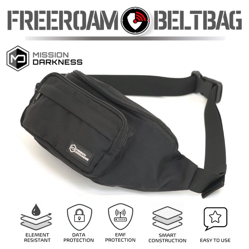 Mission Darkness FreeRoam Faraday Belt Bag