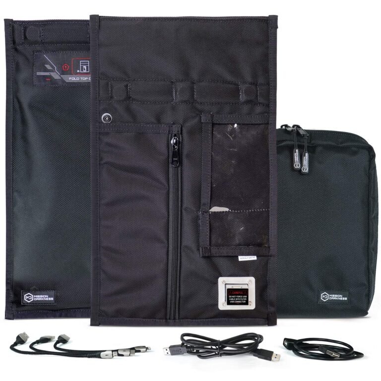 Mission Darkness Charge & Shield Faraday Phone Bag