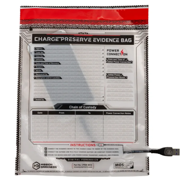 Mission Darkness Charge Preserve Evidence Bag (10-Pack)