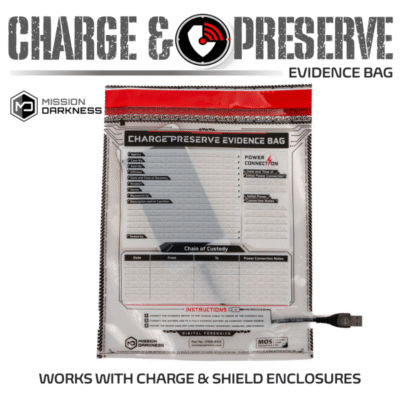 Mission Darkness™ Charge Preserve Evidence Bag (10 Pack)