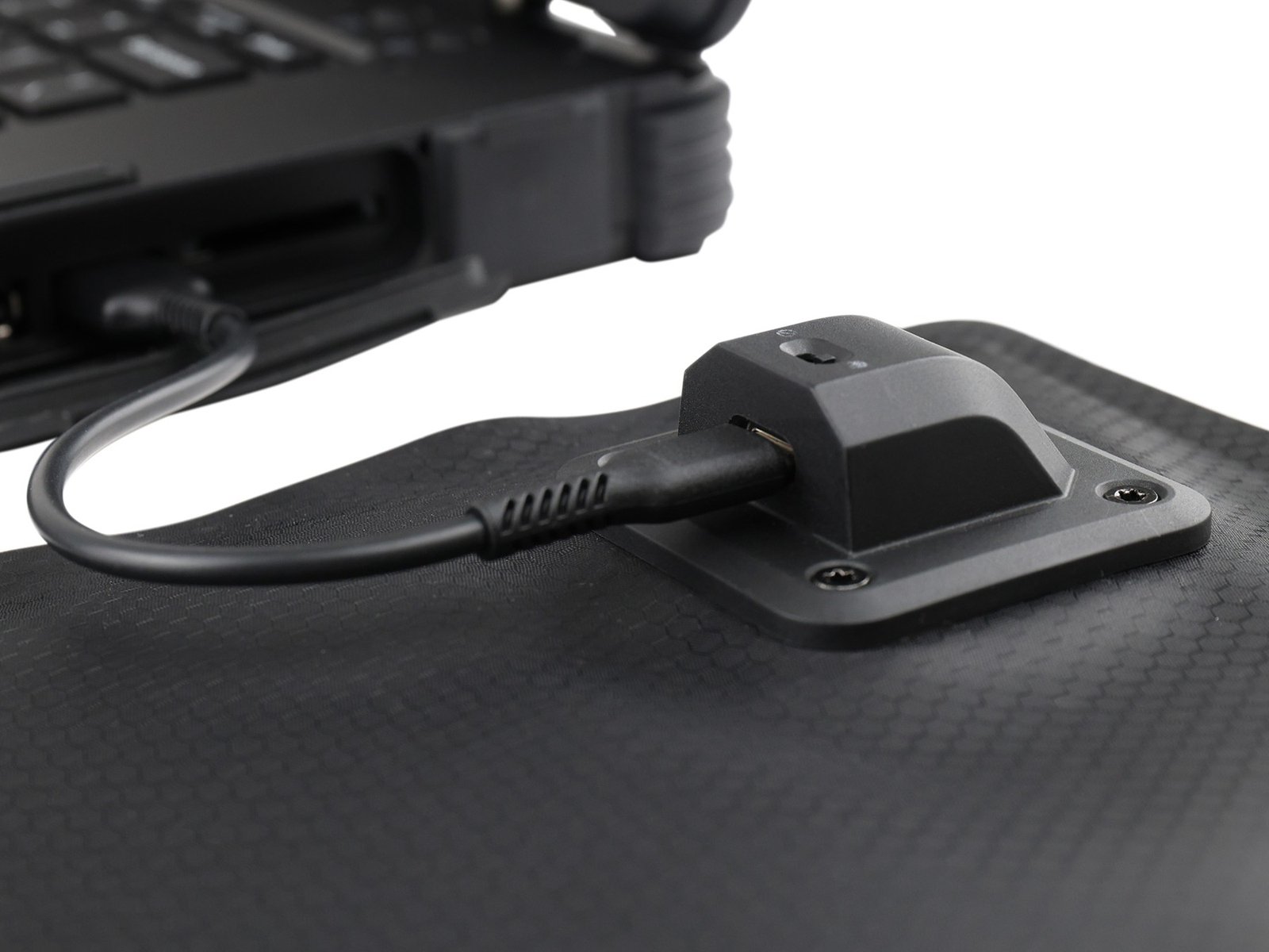 OffGrid Phase Filter Faraday bag for laptops with USB-C toggle data mode